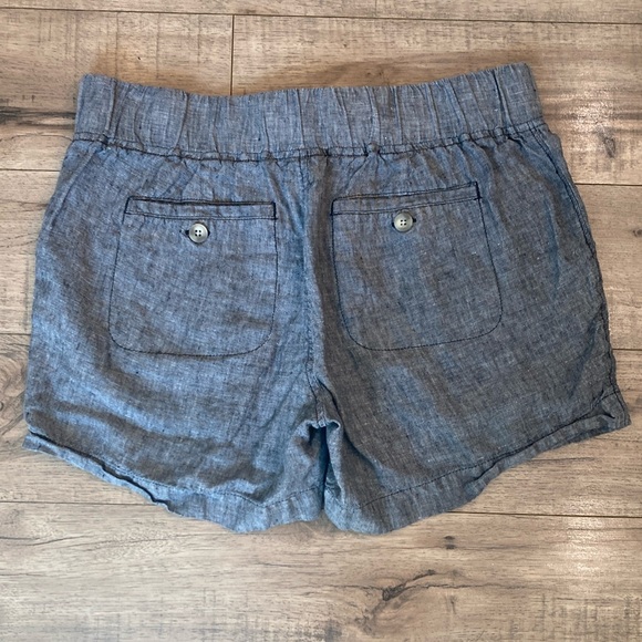 Athleta Flint Gray 100% Linen Women’s Shorts size 6 (P28) - Picture 6 of 8